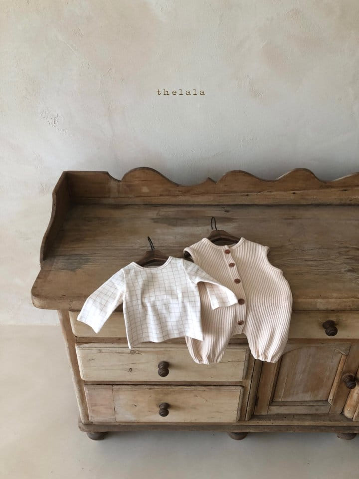 LALA - Korean Children Fashion - #Kfashion4kids - Waffle Bodysuit - 7