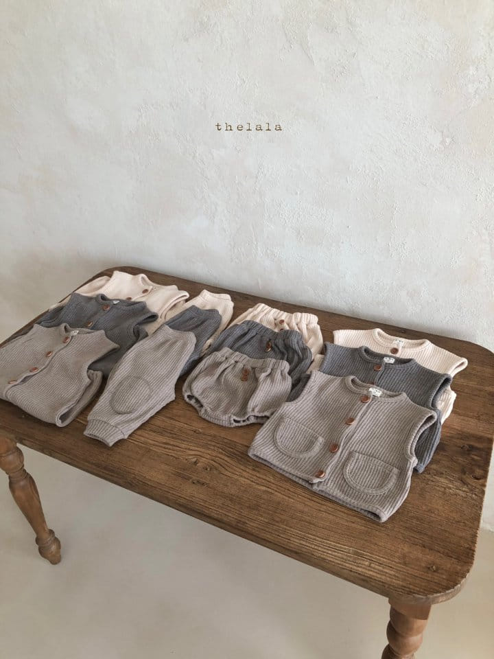 LALA - Korean Children Fashion - #Kfashion4kids - Waffle Bodysuit - 9