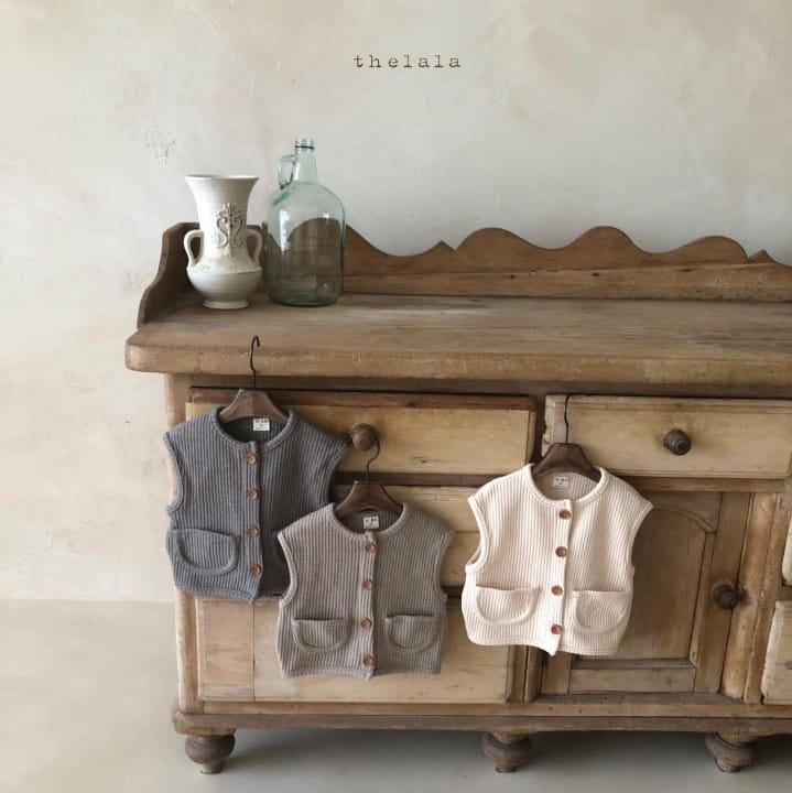 LALA - Korean Children Fashion - #Kfashion4kids - Waffle Vest