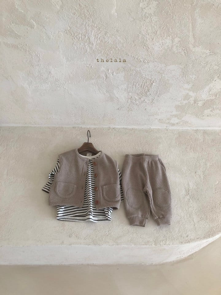 LALA - Korean Children Fashion - #Kfashion4kids - Waffle Vest - 9