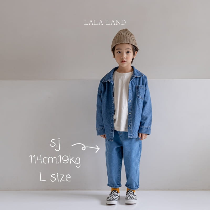LALALAND - Korean Children Fashion - #Kfashion4kids - Denim Deinm Jeans - 6