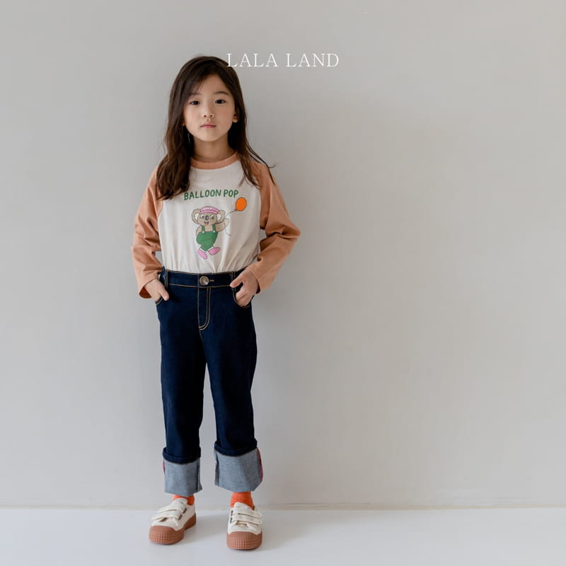 LALALAND - Korean Children Fashion - #Kfashion4kids - Roll-up Jeans - 2