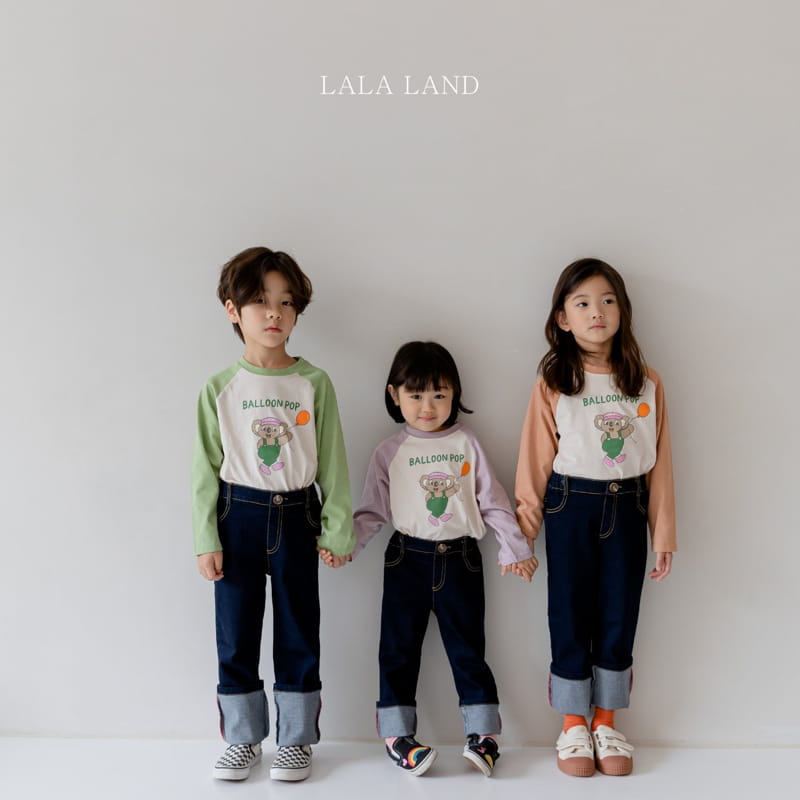LALALAND - Korean Children Fashion - #Kfashion4kids - Roll-up Jeans - 4