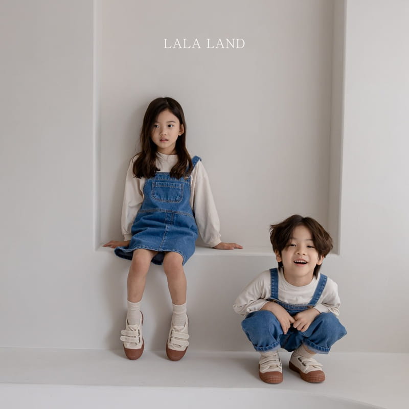 LALALAND - Korean Children Fashion - #Kfashion4kids - Overall Denim - 2