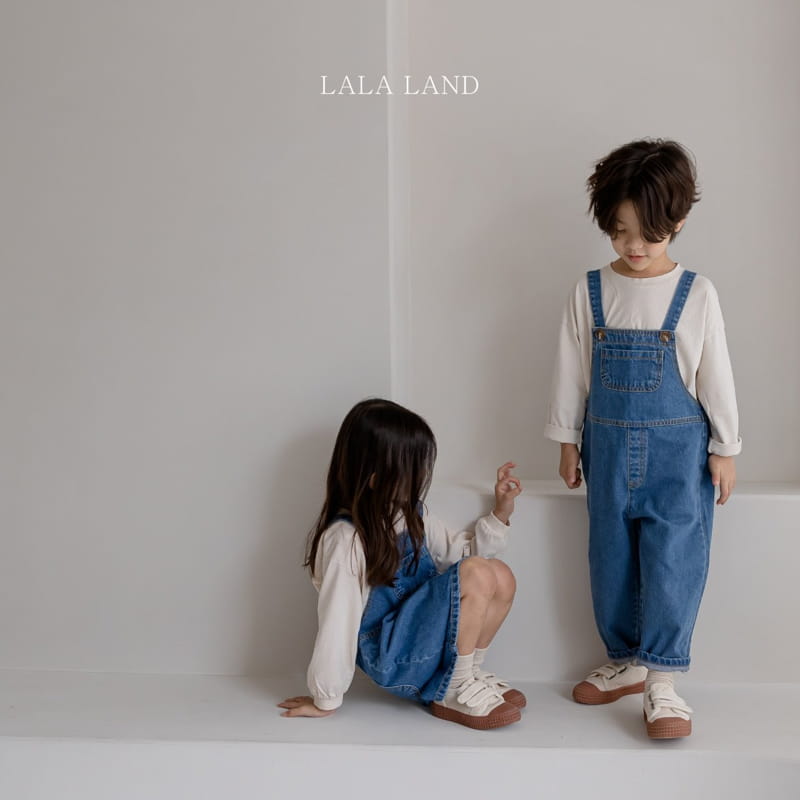 LALALAND - Korean Children Fashion - #Kfashion4kids - Overall Denim - 5