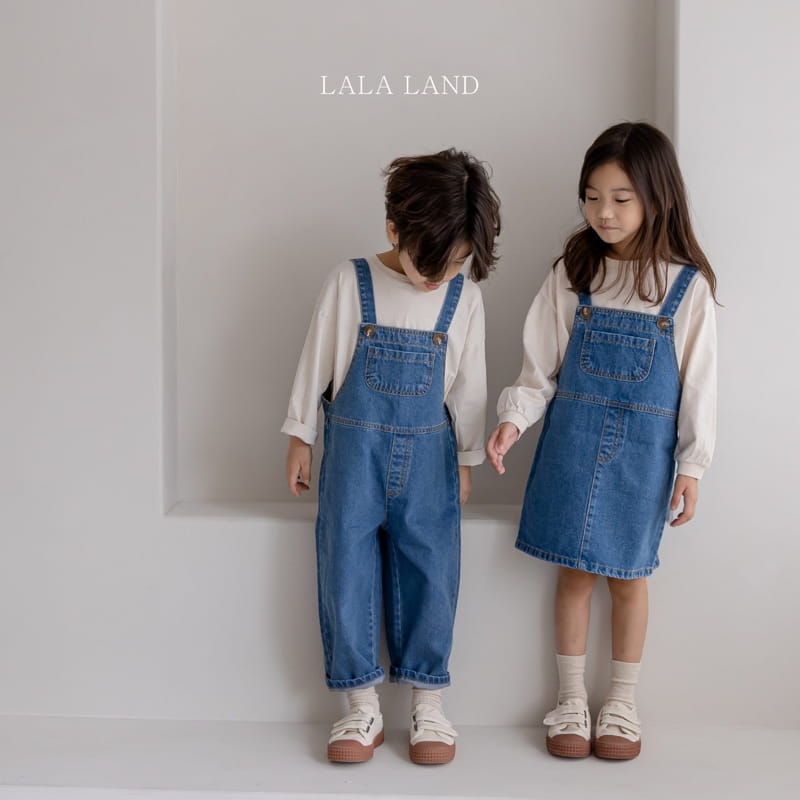 LALALAND - Korean Children Fashion - #Kfashion4kids - Overall Denim - 7
