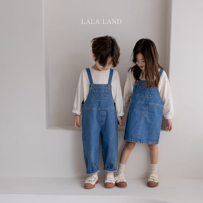 LALALAND - Korean Children Fashion - #Kfashion4kids - Overall Denim - 8