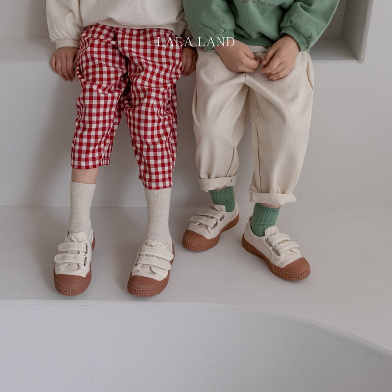 LALALAND - Korean Children Fashion - #Kfashion4kids - Check Check Pants - 5