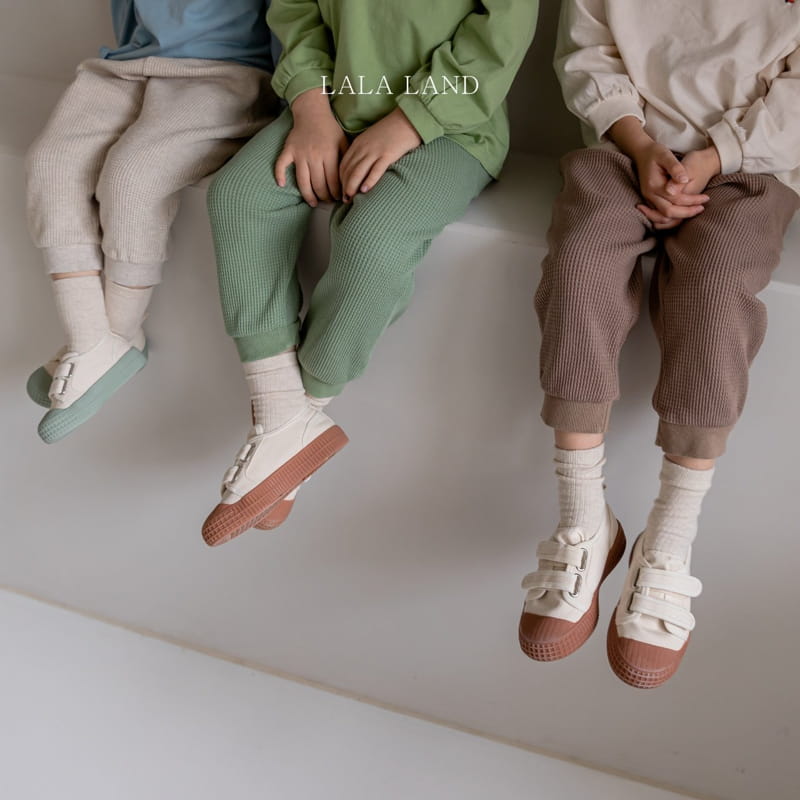 LALALAND - Korean Children Fashion - #Kfashion4kids - Waffle Jogger Pants - 12