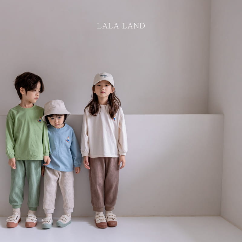 LALALAND - Korean Children Fashion - #Kfashion4kids - Waffle Jogger Pants - 2