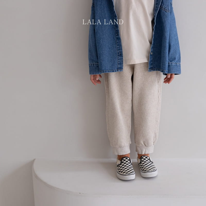 LALALAND - Korean Children Fashion - #Kfashion4kids - Waffle Jogger Pants - 6