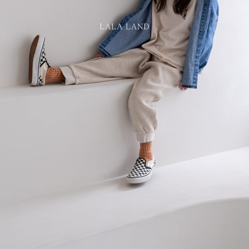 LALALAND - Korean Children Fashion - #Kfashion4kids - Waffle Jogger Pants - 7