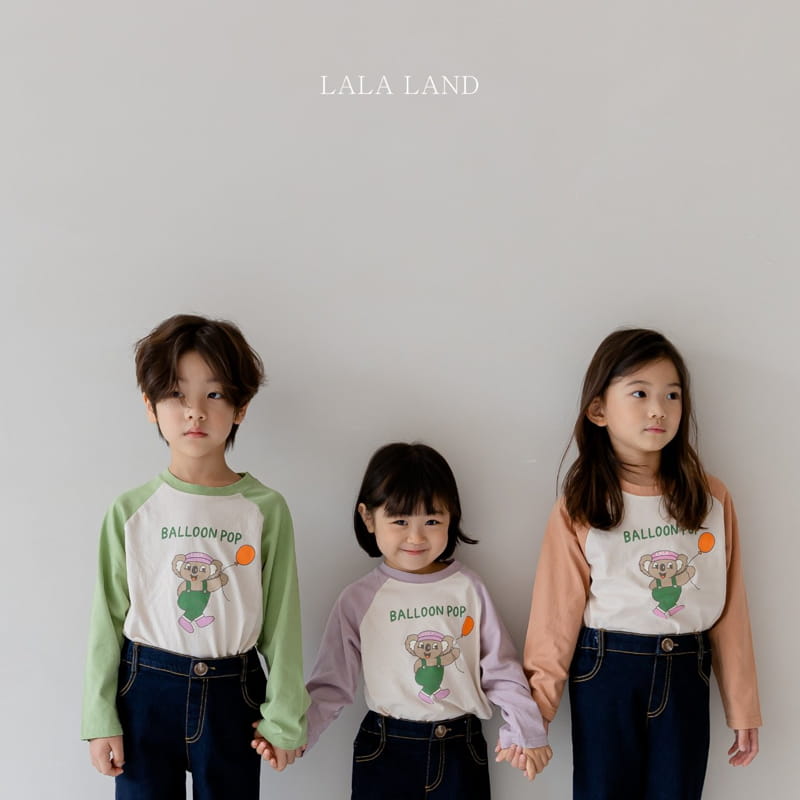LALALAND - Korean Children Fashion - #Kfashion4kids - Pop Raglan Tee - 12