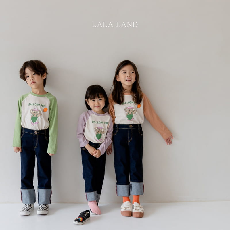 LALALAND - Korean Children Fashion - #Kfashion4kids - Pop Raglan Tee - 3