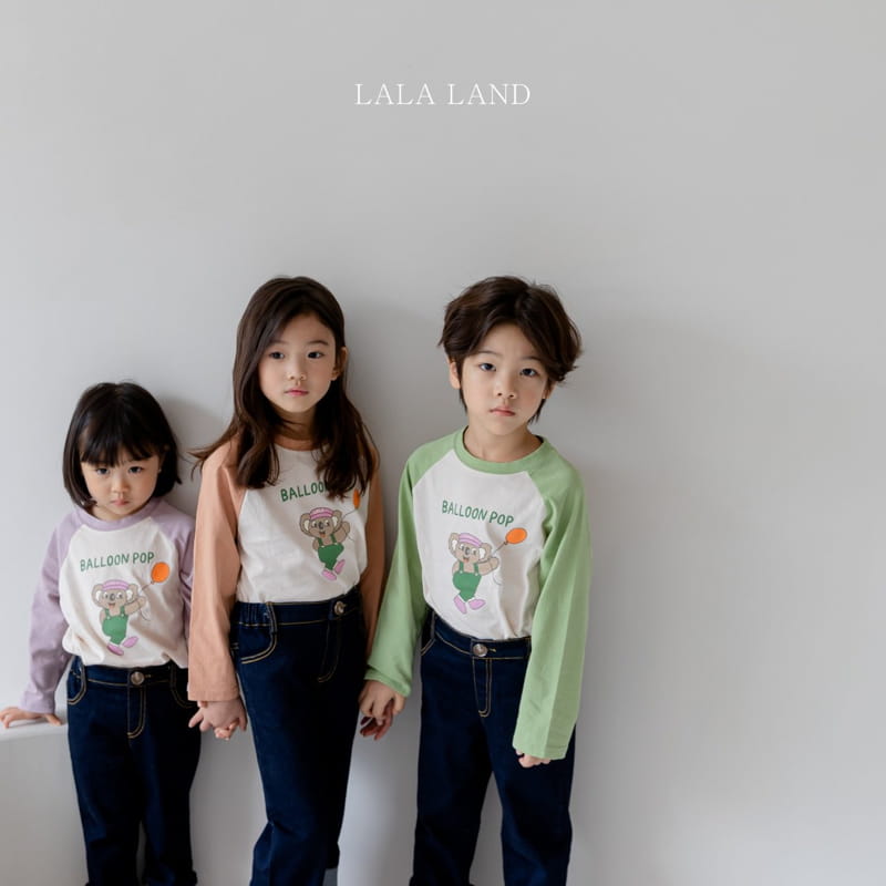 LALALAND - Korean Children Fashion - #Kfashion4kids - Pop Raglan Tee - 7