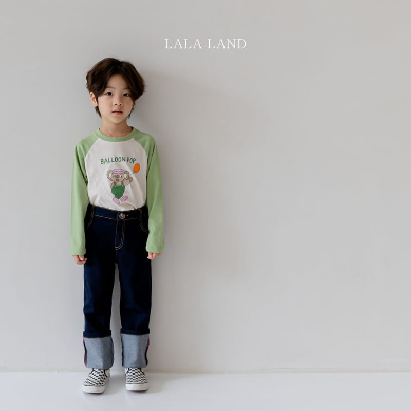 LALALAND - Korean Children Fashion - #Kfashion4kids - Pop Raglan Tee - 8