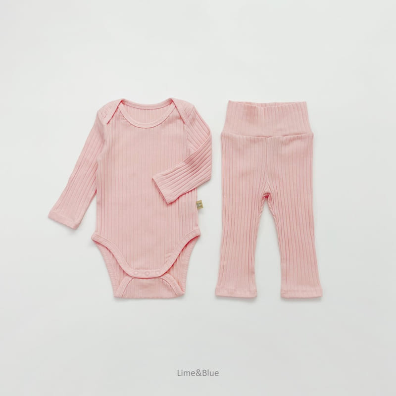 LIME & BLUE - Korean Children Fashion - #Kfashion4kids - Sticky Easywear Bodysuit - 10