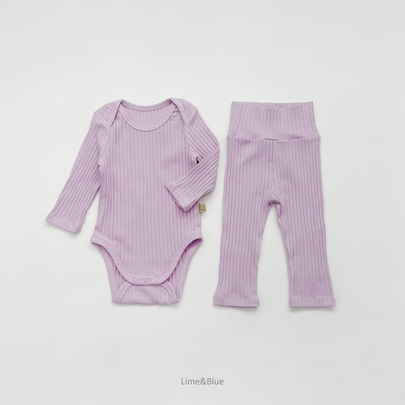 LIME & BLUE - Korean Children Fashion - #Kfashion4kids - Sticky Easywear Bodysuit - 11
