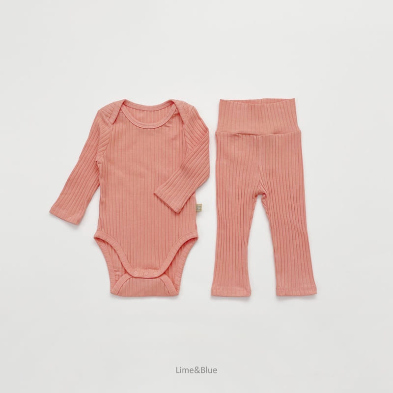 LIME & BLUE - Korean Children Fashion - #Kfashion4kids - Sticky Easywear Bodysuit - 9