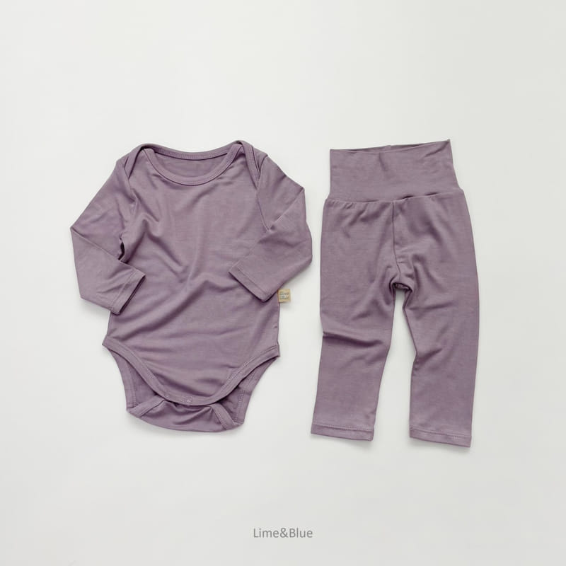 LIME & BLUE - Korean Children Fashion - #Kfashion4kids - Heattech Easywear Bodysuit - 12