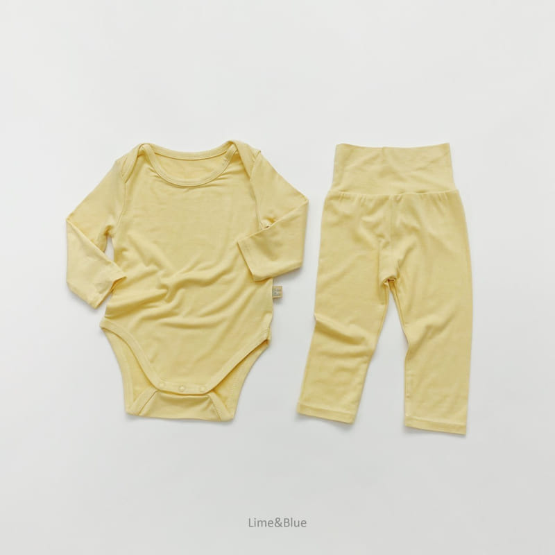 LIME & BLUE - Korean Children Fashion - #Kfashion4kids - Heattech Easywear Bodysuit - 8