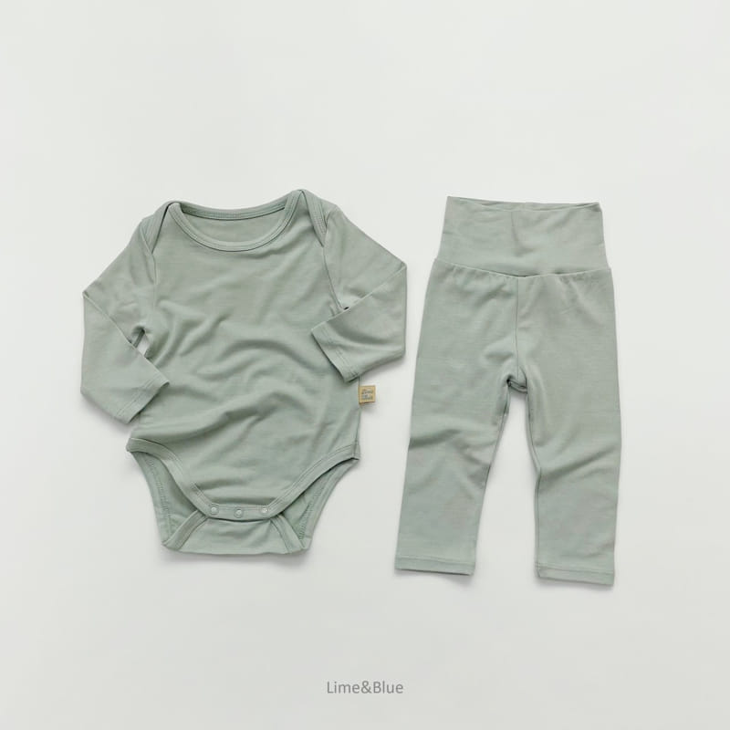 LIME & BLUE - Korean Children Fashion - #Kfashion4kids - Heattech Easywear Bodysuit - 9