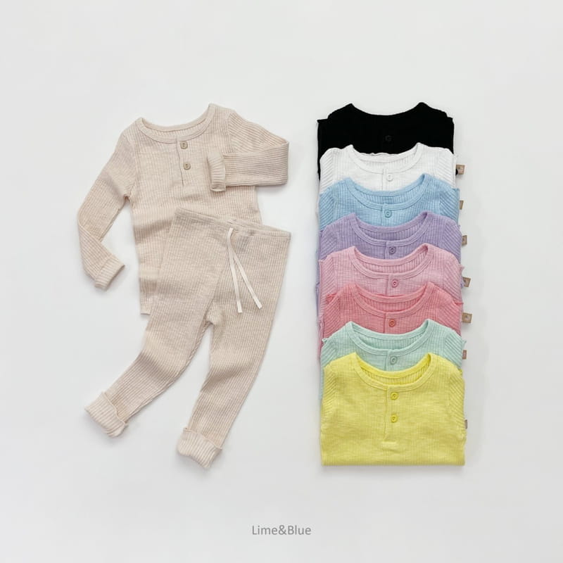 LIME & BLUE - Korean Children Fashion - #Kfashion4kids - Sunny Easywear