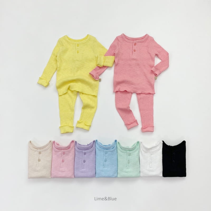 LIME & BLUE - Korean Children Fashion - #Kfashion4kids - Sunny Easywear - 2
