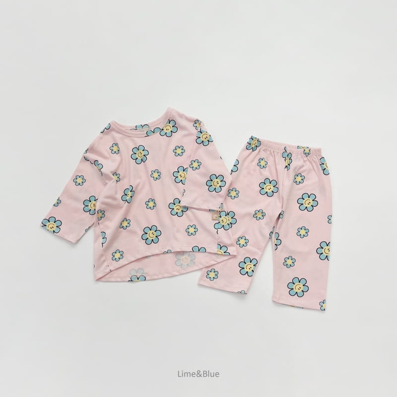 LIME & BLUE - Korean Children Fashion - #Kfashion4kids - Smile Daisy Easywear - 11