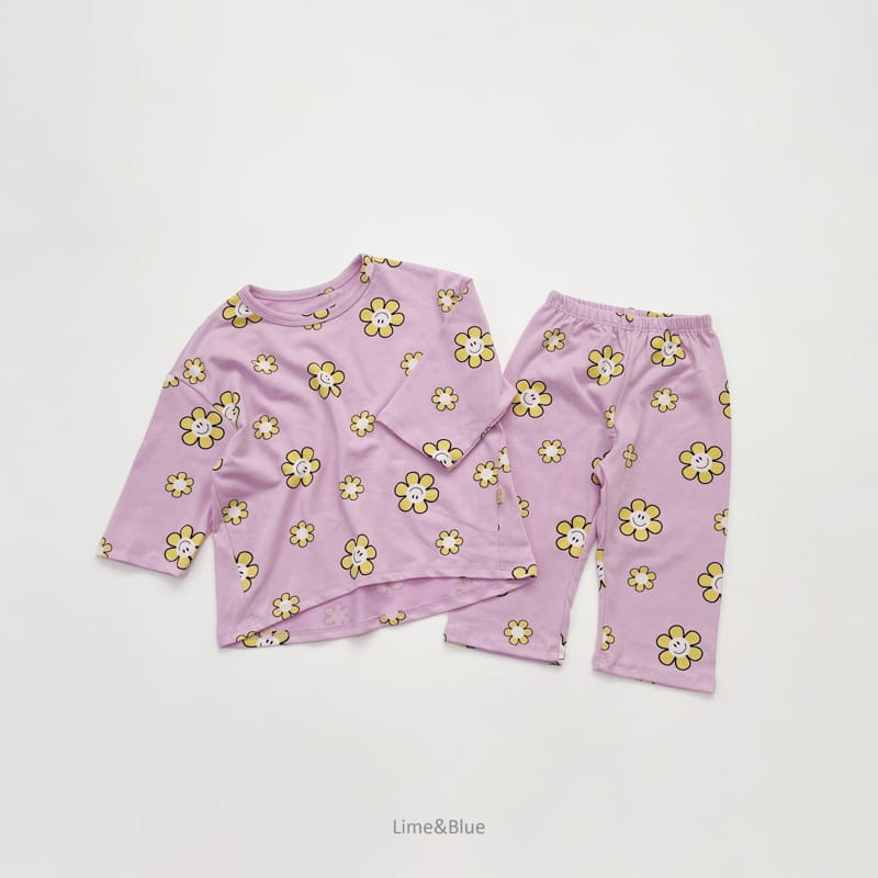 LIME & BLUE - Korean Children Fashion - #Kfashion4kids - Smile Daisy Easywear - 12