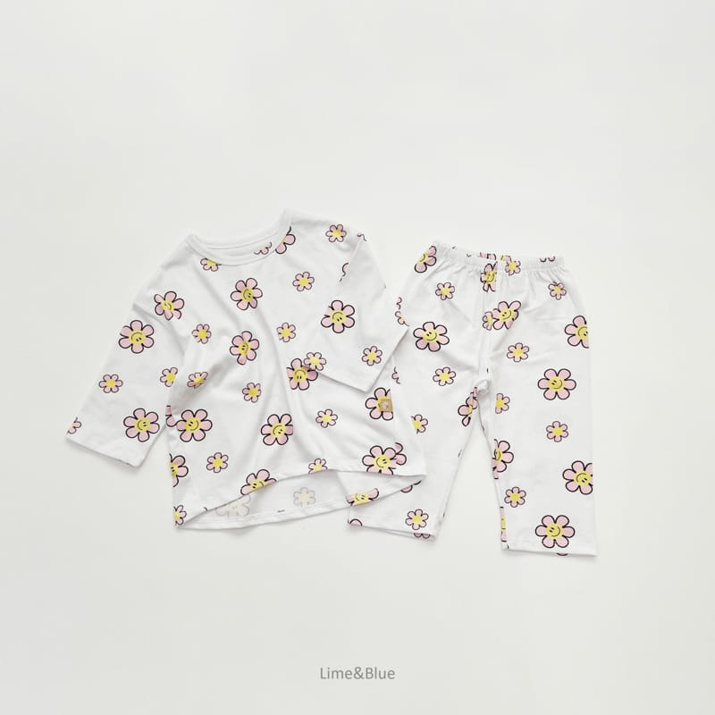 LIME & BLUE - Korean Children Fashion - #Kfashion4kids - Smile Daisy Easywear - 8