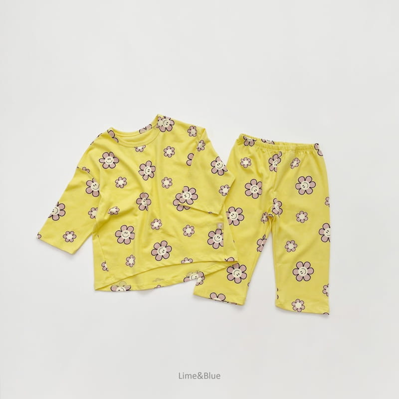 LIME & BLUE - Korean Children Fashion - #Kfashion4kids - Smile Daisy Easywear - 9