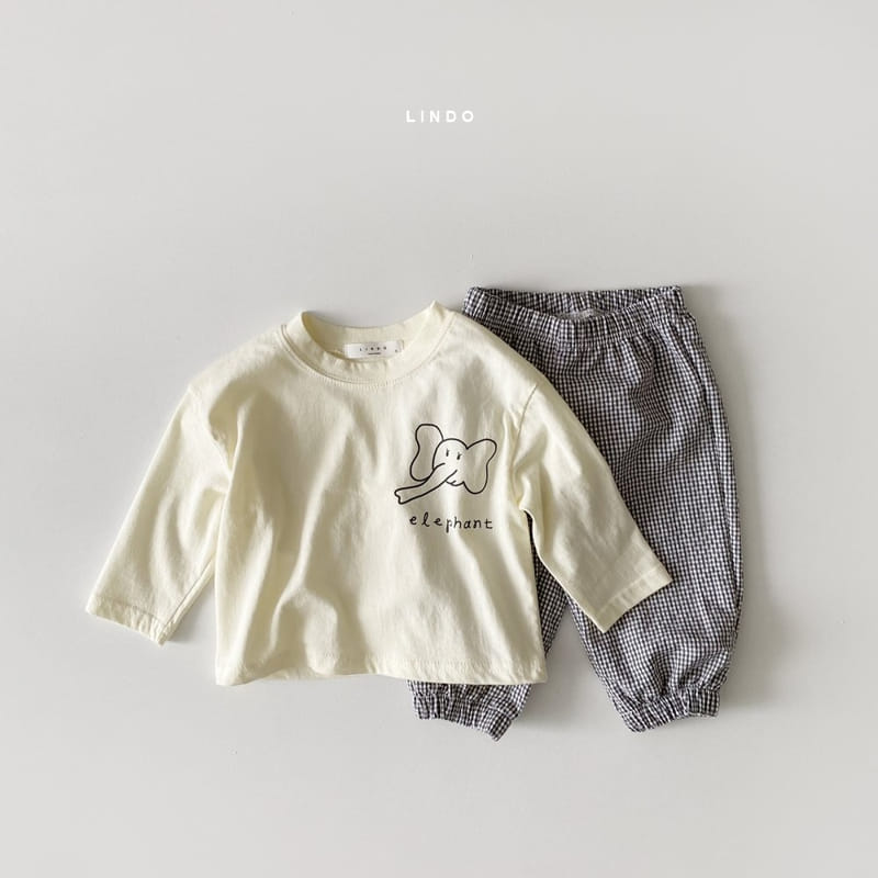 LINDO - Korean Children Fashion - #Kfashion4kids - Zoo Top Bottom Set - 2
