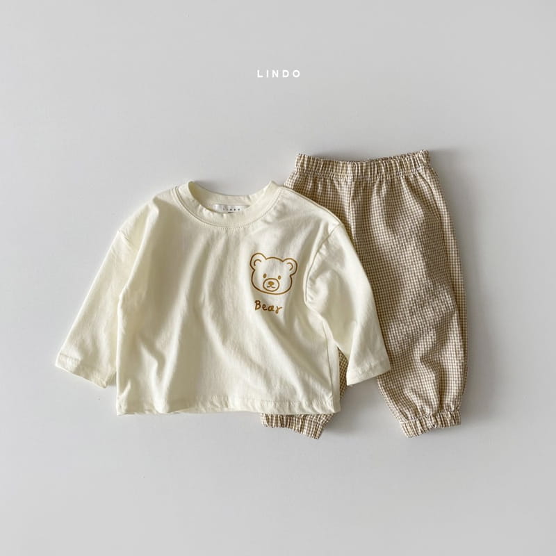 LINDO - Korean Children Fashion - #Kfashion4kids - Zoo Top Bottom Set - 8