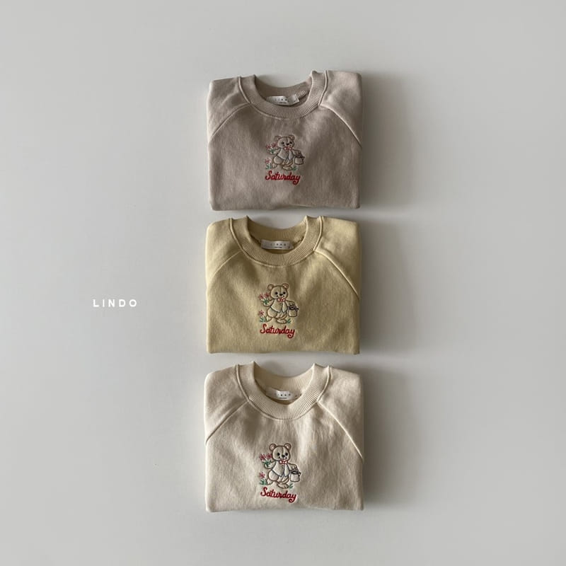 LINDO - Korean Children Fashion - #Kfashion4kids - Bear Embroidery Sweatshirt - 5
