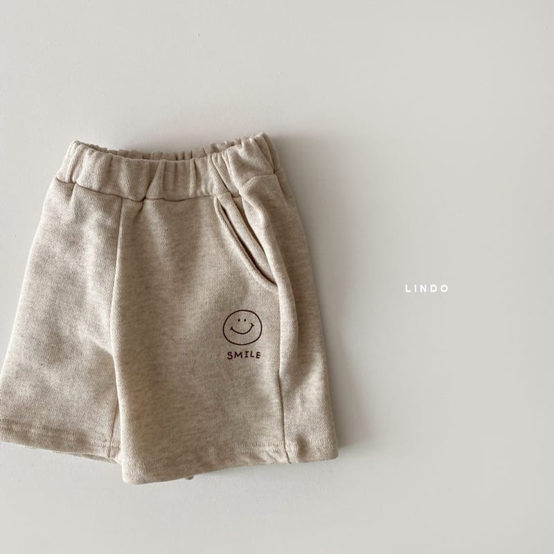 LINDO - Korean Children Fashion - #Kfashion4kids - Smile Half Pants - 3