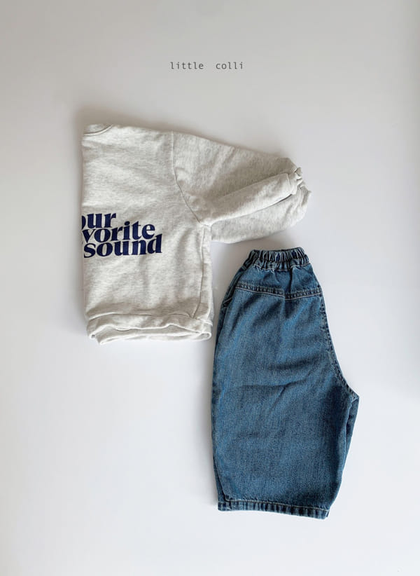 LITTLE COLLI - Korean Children Fashion - #Kfashion4kids - Bangbang Denim Pants - 7