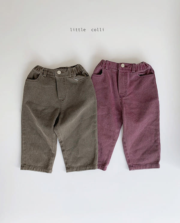 LITTLE COLLI - Korean Children Fashion - #Kfashion4kids - Pigment Pants - 11