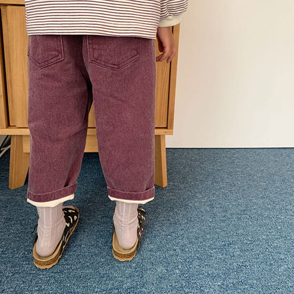 LITTLE COLLI - Korean Children Fashion - #Kfashion4kids - Pigment Pants - 9