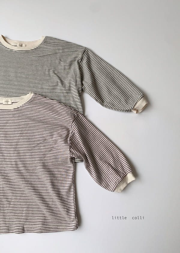 LITTLE COLLI - Korean Children Fashion - #Kfashion4kids - Small Stripe Tee - 11