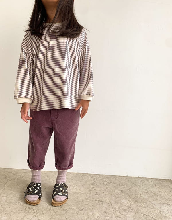 LITTLE COLLI - Korean Children Fashion - #Kfashion4kids - Small Stripe Tee - 3
