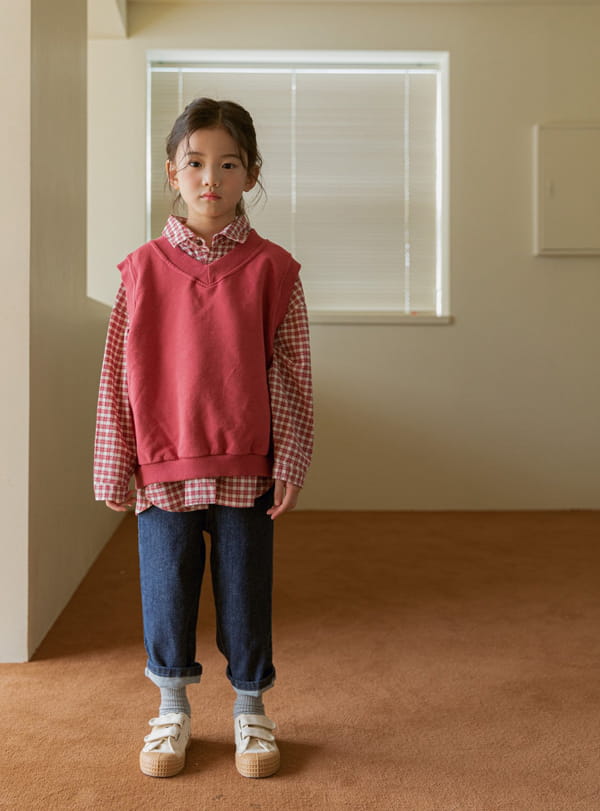 LITTLE COLLI - Korean Children Fashion - #Kfashion4kids - Check Shirt - 3