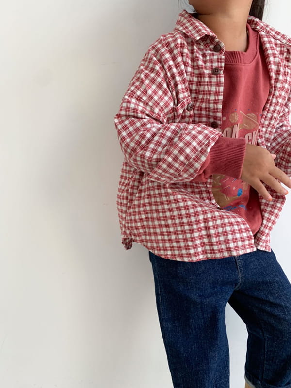 LITTLE COLLI - Korean Children Fashion - #Kfashion4kids - Check Shirt - 6