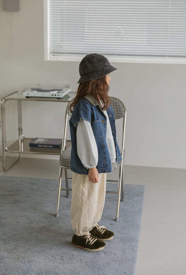 LITTLE COLLI - Korean Children Fashion - #Kfashion4kids - Denim Vest - 3