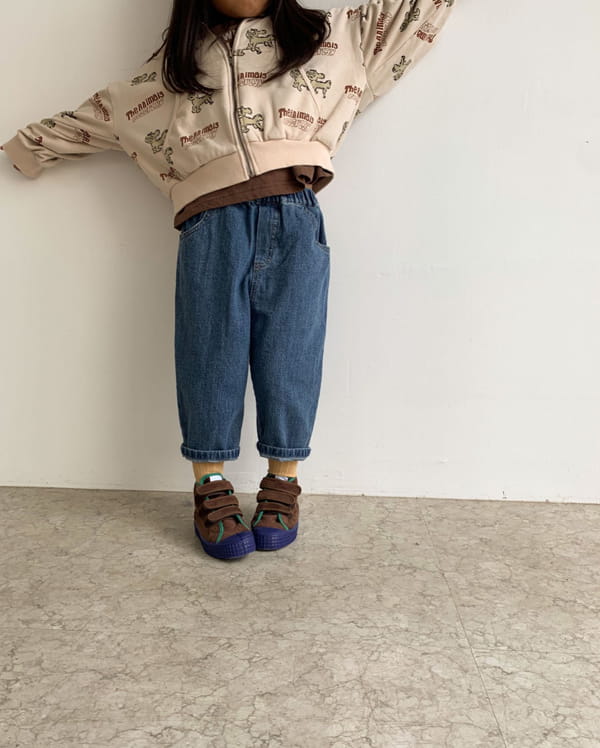 LITTLE COLLI - Korean Children Fashion - #Kfashion4kids - Fall Denim Pants - 2