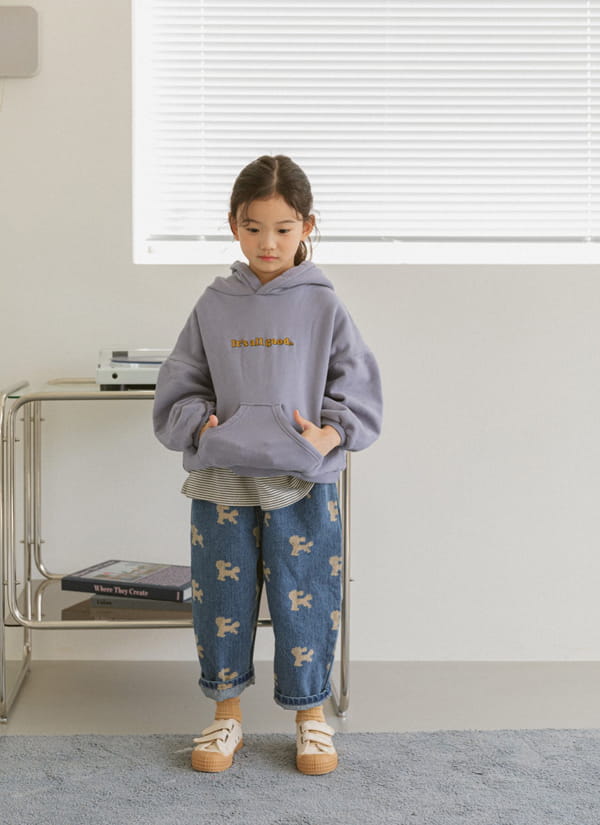 LITTLE COLLI - Korean Children Fashion - #Kfashion4kids - Pully Denim Pants - 6