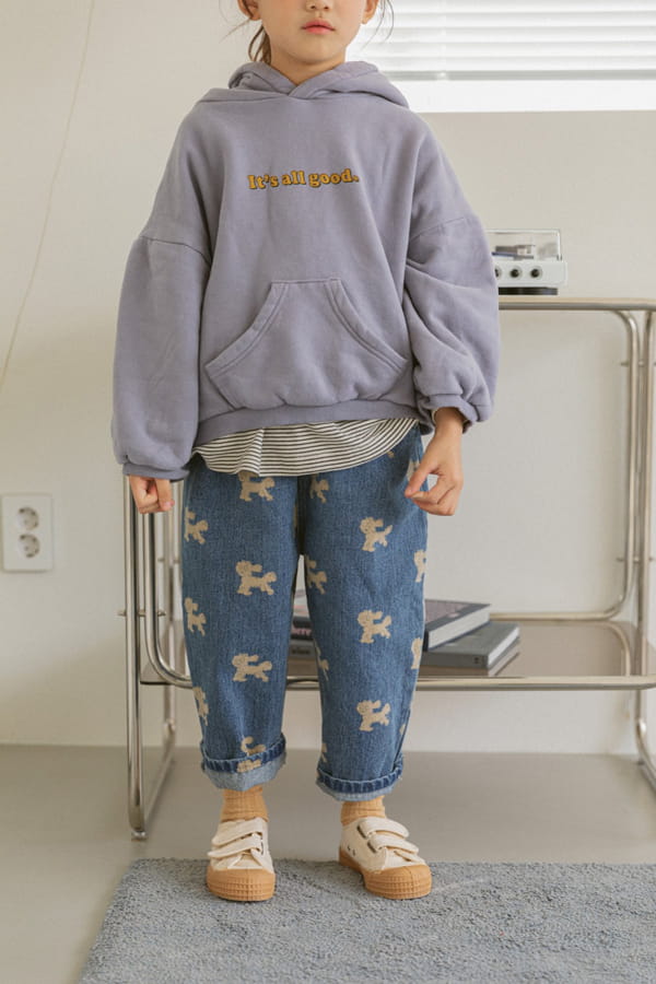 LITTLE COLLI - Korean Children Fashion - #Kfashion4kids - Pully Denim Pants - 7