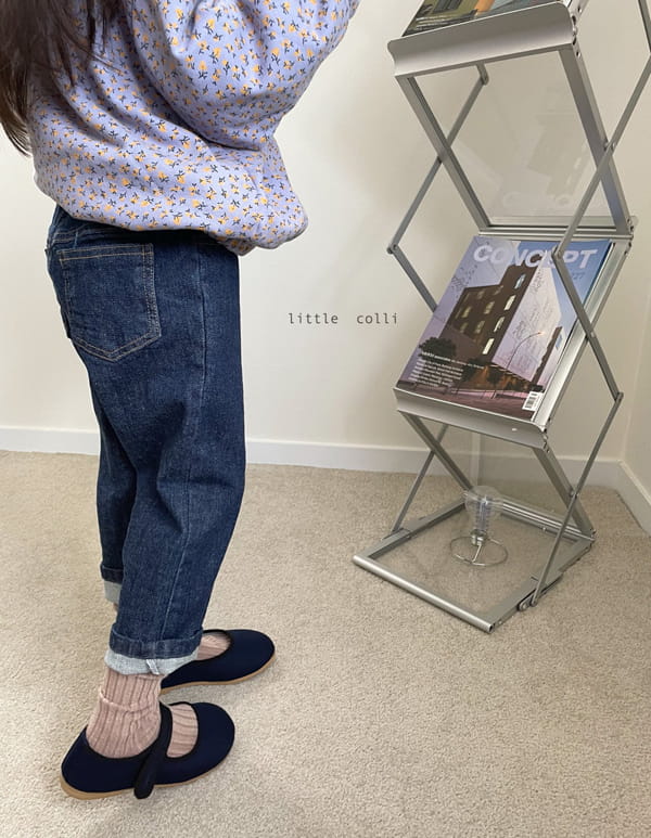 LITTLE COLLI - Korean Children Fashion - #Kfashion4kids - Straight Span Denim Pants - 2