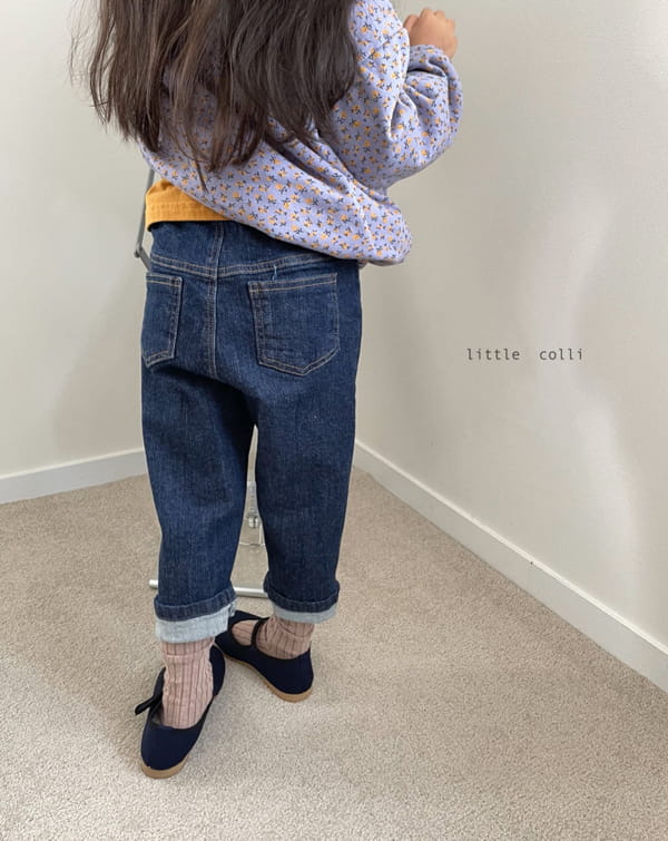 LITTLE COLLI - Korean Children Fashion - #Kfashion4kids - Straight Span Denim Pants - 4