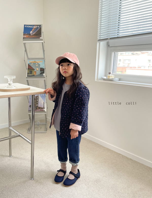 LITTLE COLLI - Korean Children Fashion - #Kfashion4kids - Straight Span Denim Pants - 6